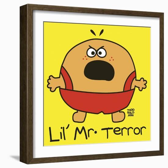 Lil Mr Terror-Todd Goldman-Framed Giclee Print