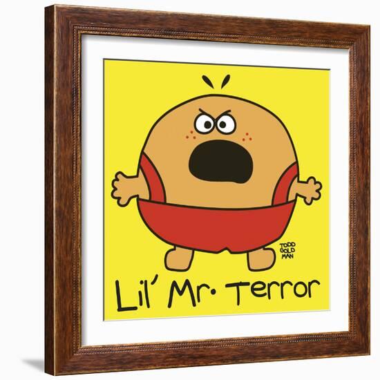 Lil Mr Terror-Todd Goldman-Framed Giclee Print