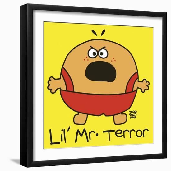 Lil Mr Terror-Todd Goldman-Framed Giclee Print