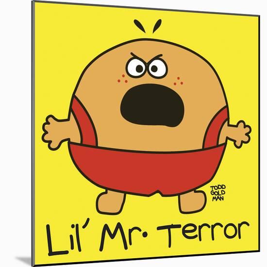 Lil Mr Terror-Todd Goldman-Mounted Giclee Print