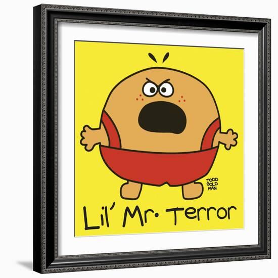 Lil Mr Terror-Todd Goldman-Framed Giclee Print