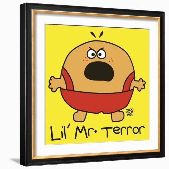 Lil Mr Terror-Todd Goldman-Framed Giclee Print