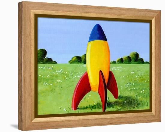 Lil Rocket-Cindy Thornton-Framed Stretched Canvas