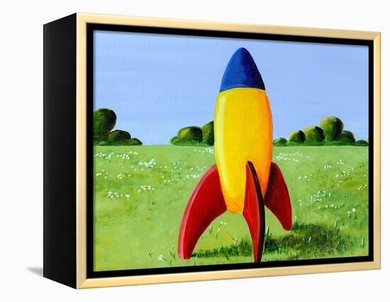 Lil Rocket-Cindy Thornton-Framed Stretched Canvas