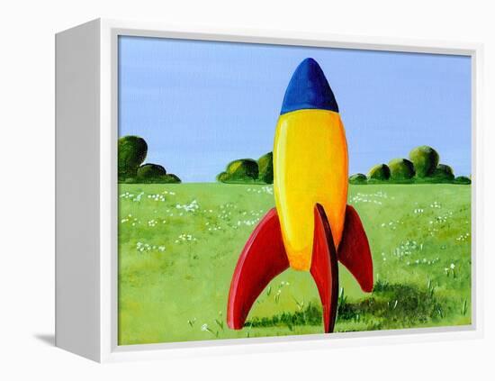 Lil Rocket-Cindy Thornton-Framed Stretched Canvas