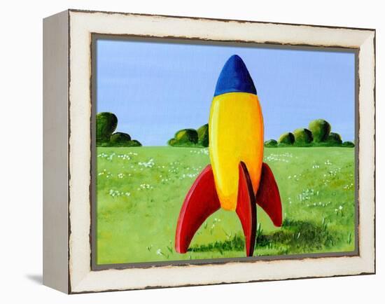 Lil Rocket-Cindy Thornton-Framed Stretched Canvas