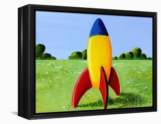 Lil Rocket-Cindy Thornton-Framed Stretched Canvas