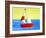 Lil Sailboat-Cindy Thornton-Framed Art Print