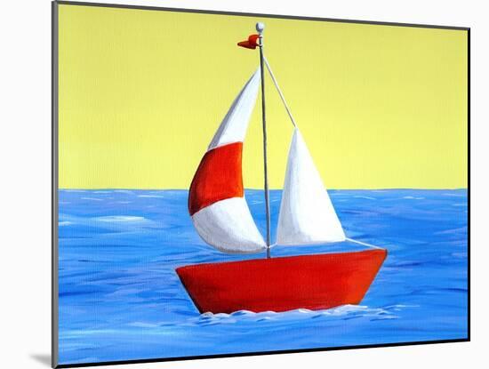 Lil Sailboat-Cindy Thornton-Mounted Art Print