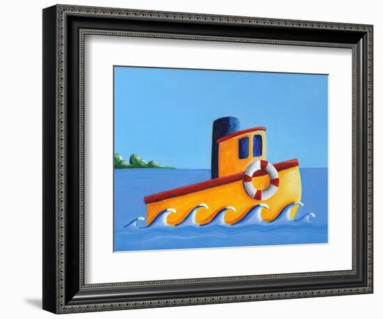 Lil Tugboat-Cindy Thornton-Framed Art Print