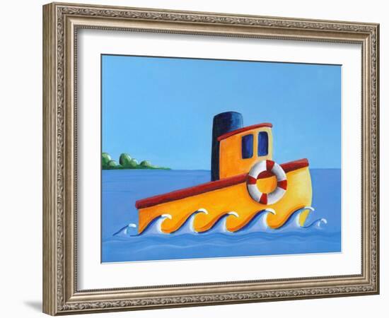 Lil Tugboat-Cindy Thornton-Framed Art Print