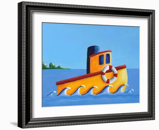 Lil Tugboat-Cindy Thornton-Framed Art Print