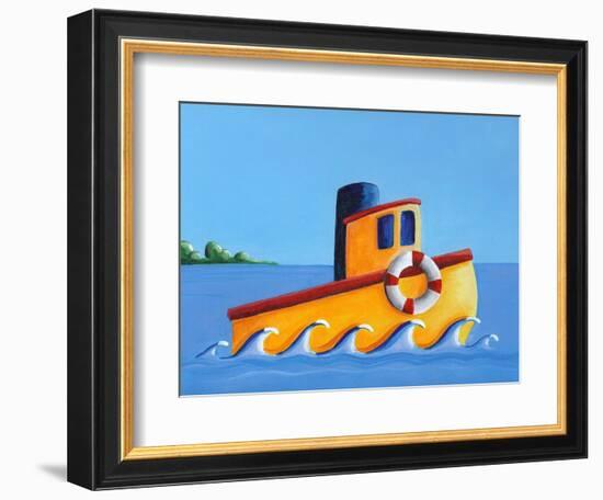 Lil' Tugboat-Cindy Thornton-Framed Art Print