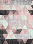 Geometric Pink Grey-LILA X LOLA-Art Print