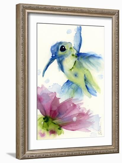 Lilac and Blue-Dawn Derman-Framed Art Print