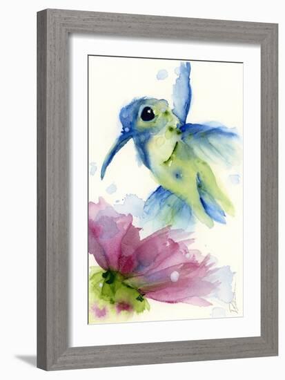 Lilac and Blue-Dawn Derman-Framed Art Print