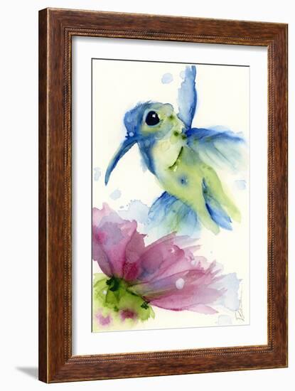 Lilac and Blue-Dawn Derman-Framed Art Print