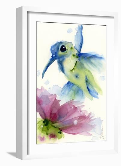 Lilac and Blue-Dawn Derman-Framed Art Print