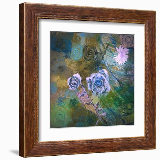 Lilac and Green-Claire Westwood-Framed Art Print