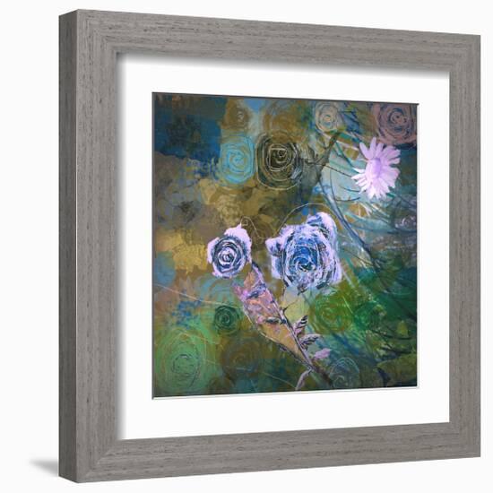 Lilac and Green-Claire Westwood-Framed Art Print