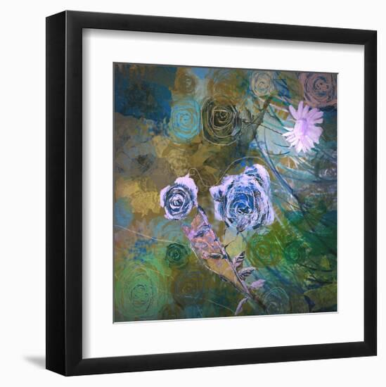 Lilac and Green-Claire Westwood-Framed Art Print