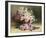 Lilac and Peonies with Irises-Pauline Caspers-Framed Giclee Print