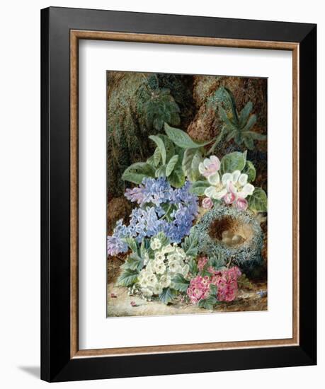 Lilac Blossom and a Bird's Nest-Oliver Clare-Framed Giclee Print