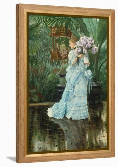 Lilac-Bouquet-James Tissot-Framed Premier Image Canvas