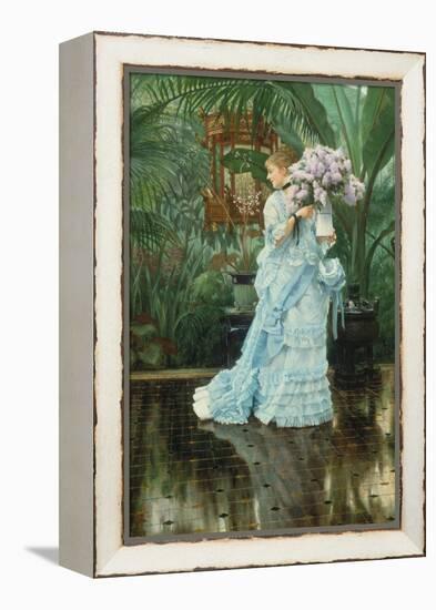 Lilac-Bouquet-James Tissot-Framed Premier Image Canvas