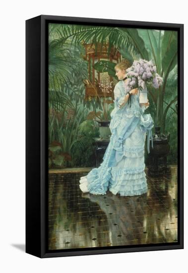 Lilac-Bouquet-James Tissot-Framed Premier Image Canvas