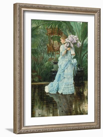 Lilac-Bouquet-James Tissot-Framed Giclee Print