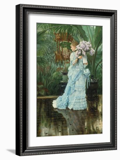 Lilac-Bouquet-James Tissot-Framed Giclee Print