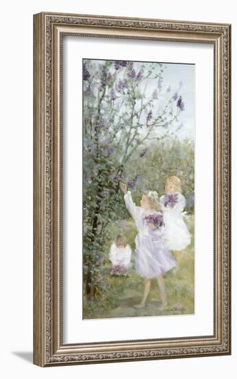 Lilac Bouquets-Hélène Léveillée-Framed Art Print