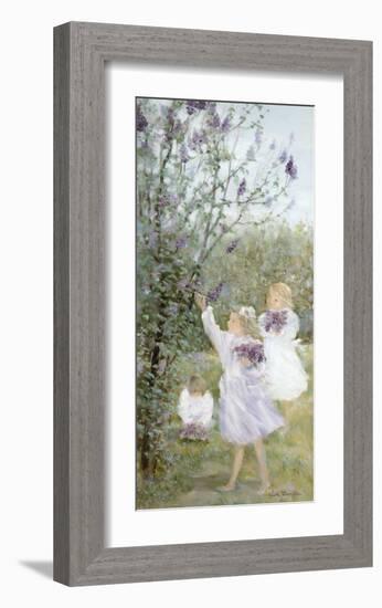 Lilac Bouquets-Hélène Léveillée-Framed Art Print