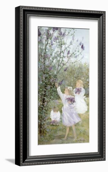 Lilac Bouquets-Hélène Léveillée-Framed Art Print