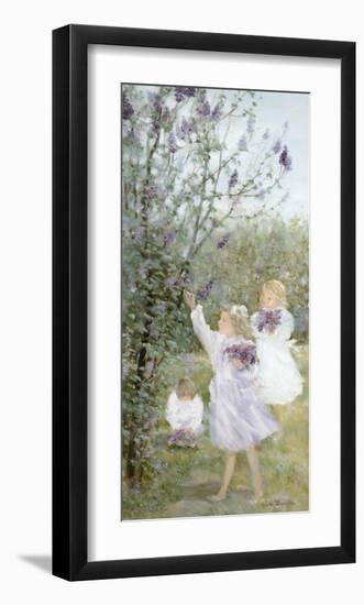 Lilac Bouquets-Hélène Léveillée-Framed Art Print
