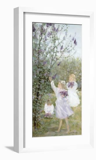 Lilac Bouquets-Hélène Léveillée-Framed Art Print