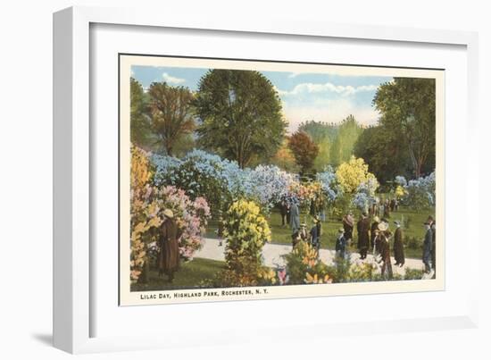 Lilac Day, Highland Park, Rochester, New York-null-Framed Premium Giclee Print