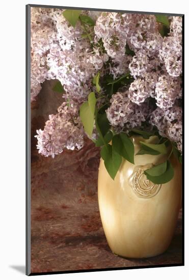 Lilac Flowers in Vase-Anna Miller-Mounted Photographic Print