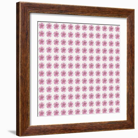 Lilac Flowers on Pale Levander-Effie Zafiropoulou-Framed Giclee Print