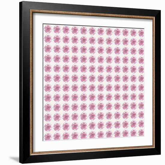 Lilac Flowers on Pale Levander-Effie Zafiropoulou-Framed Giclee Print