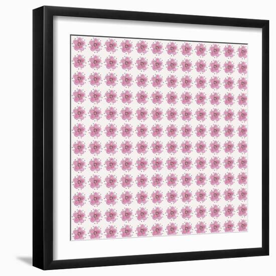 Lilac Flowers on Pale Levander-Effie Zafiropoulou-Framed Giclee Print