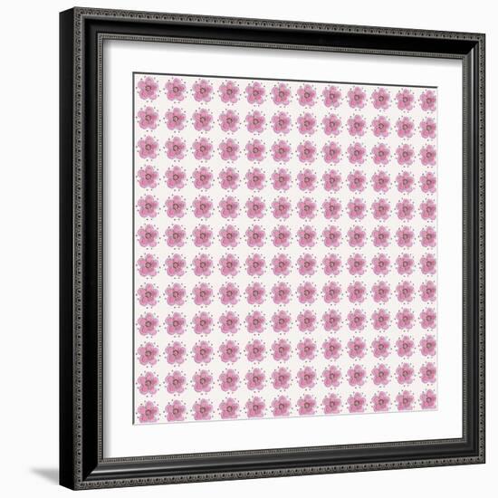 Lilac Flowers on Pale Levander-Effie Zafiropoulou-Framed Giclee Print