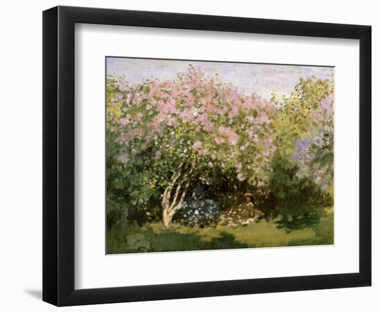 Lilac in the Sun, 1872-1873-Claude Monet-Framed Giclee Print