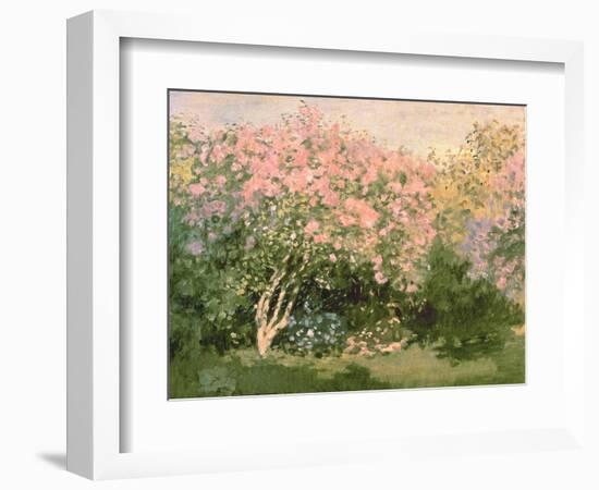 Lilac in the Sun, 1873-Claude Monet-Framed Giclee Print