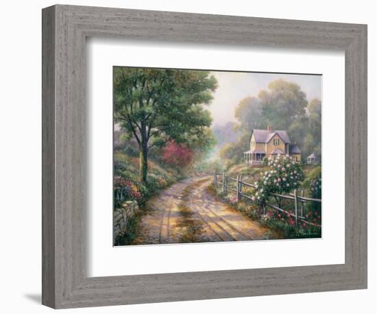 Lilac Morning-John Zaccheo-Framed Giclee Print