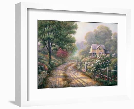 Lilac Morning-John Zaccheo-Framed Giclee Print