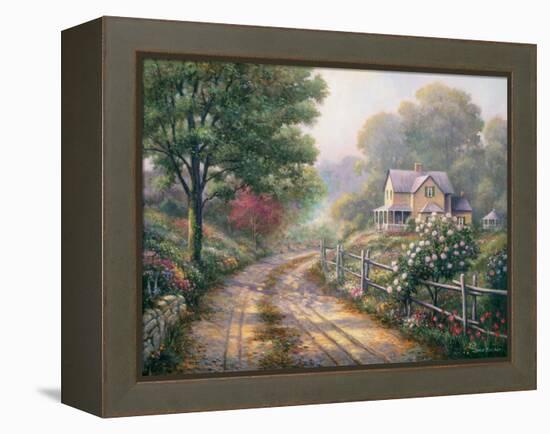 Lilac Morning-John Zaccheo-Framed Premier Image Canvas