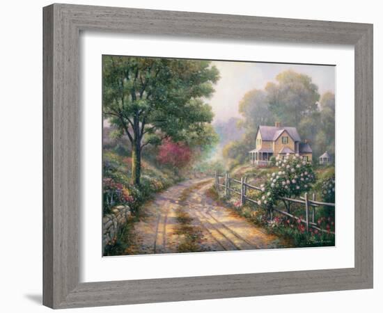 Lilac Morning-John Zaccheo-Framed Giclee Print