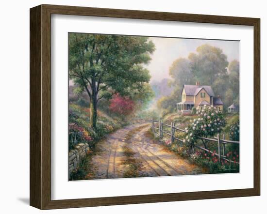 Lilac Morning-John Zaccheo-Framed Giclee Print